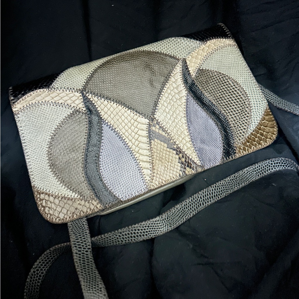 Vintage Furst & Mooney Snake Skin Clutch